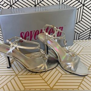 Seventeen Silver High heels Sandals